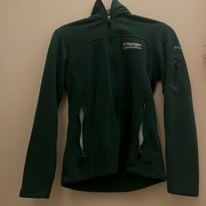 columbia washington university jacket size small